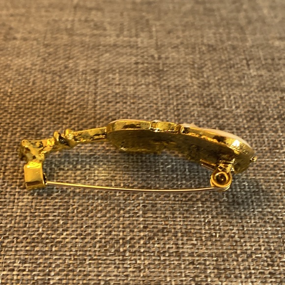 Vintage Enamelled Violin Brooch - Picture 4 of 5